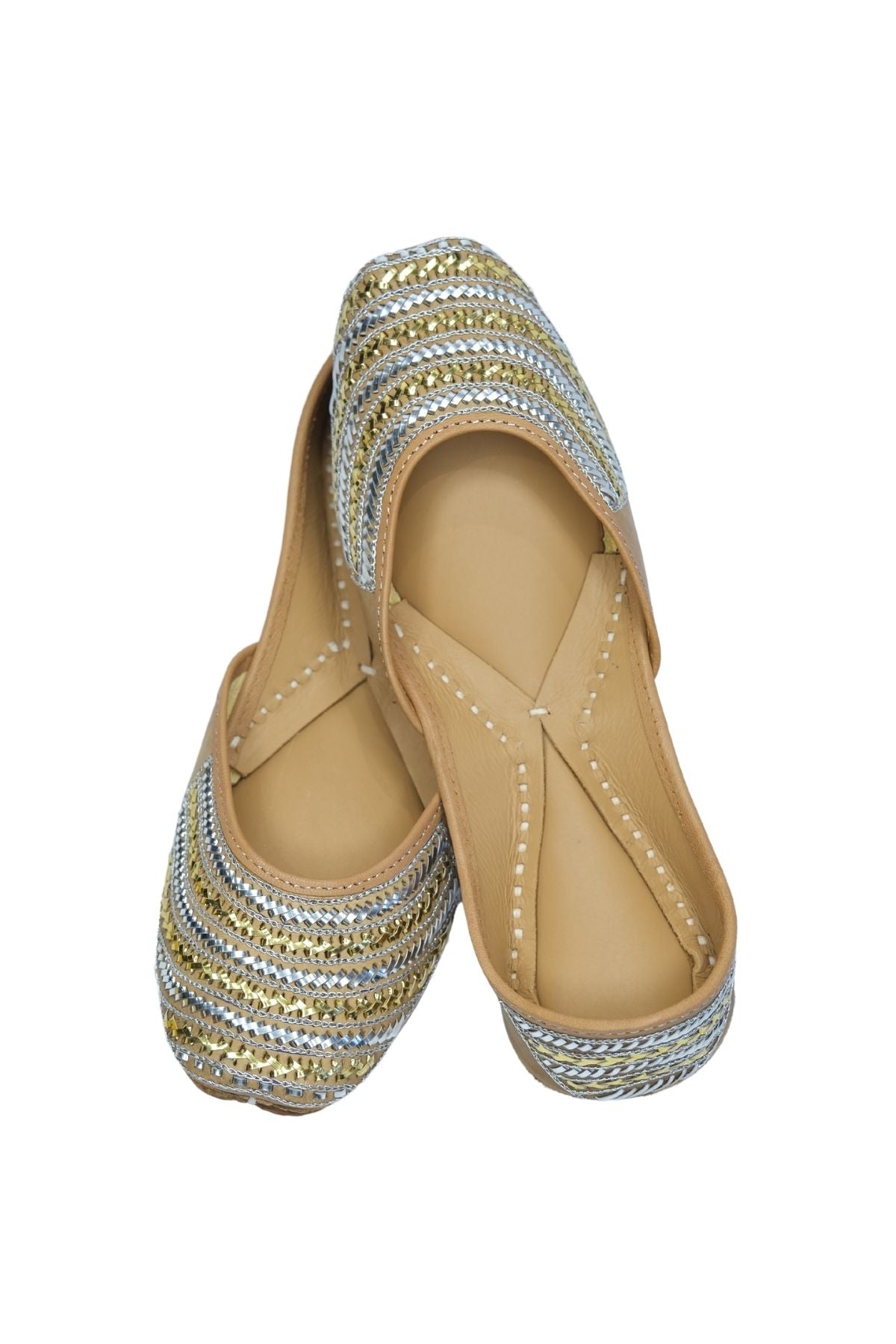 Silver Mukaish Jutti