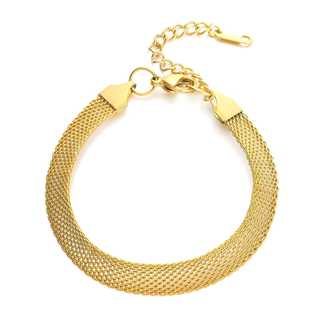 Golden Mesh Bracelet