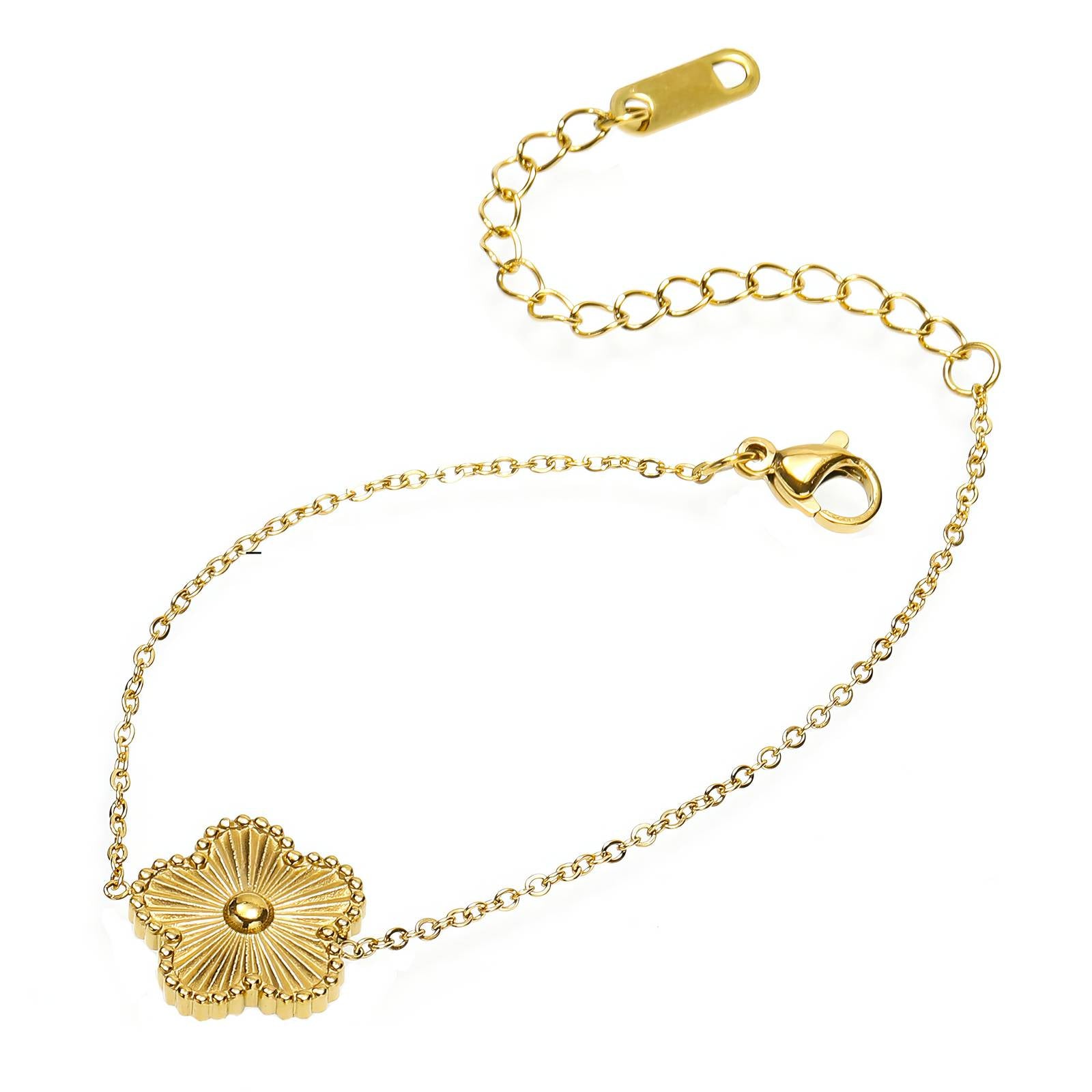Single Golden Flower Bracelet