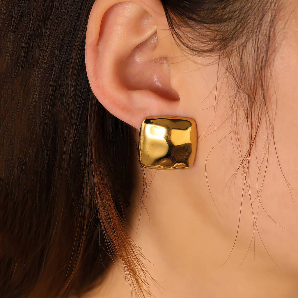 Molten Square Studs