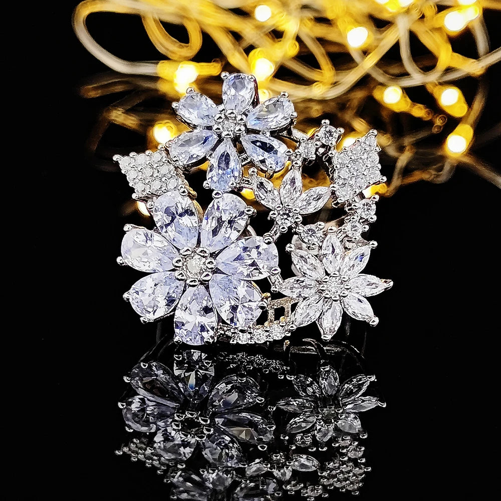 Crystal Bloom Ring