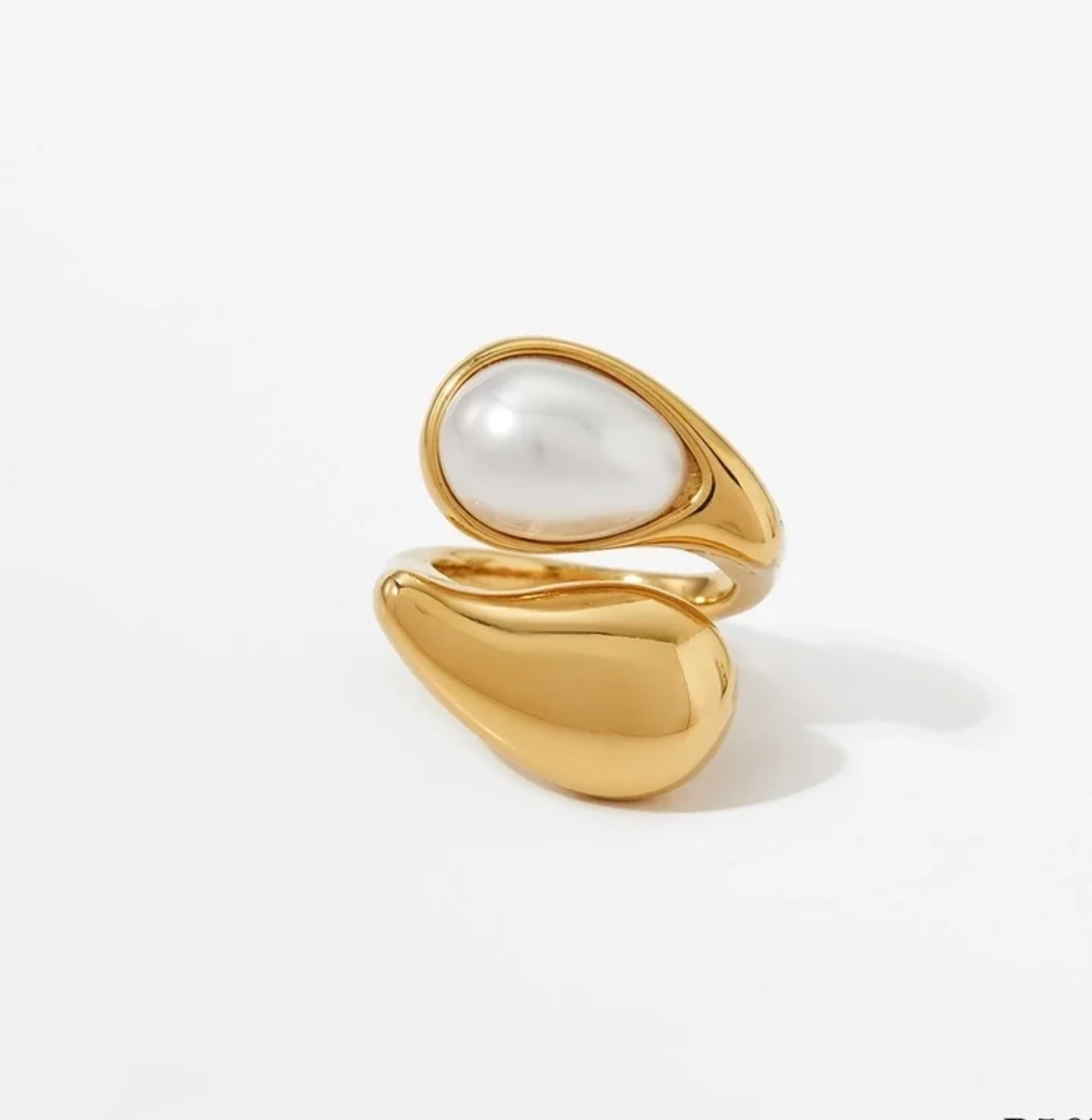 Duo Arc Ring - White
