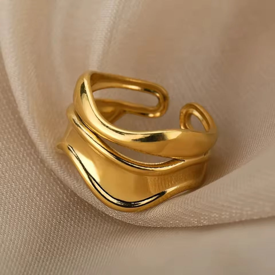 Duo Wave Ring