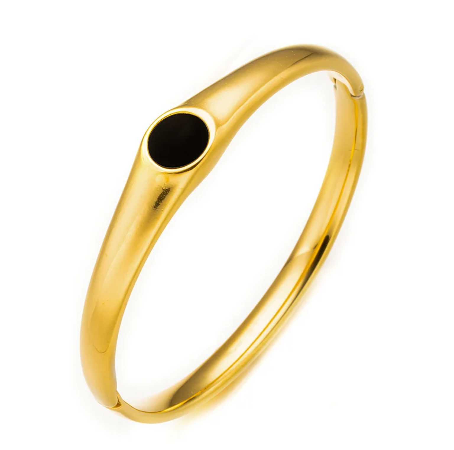 Ellipse Bangle - Black