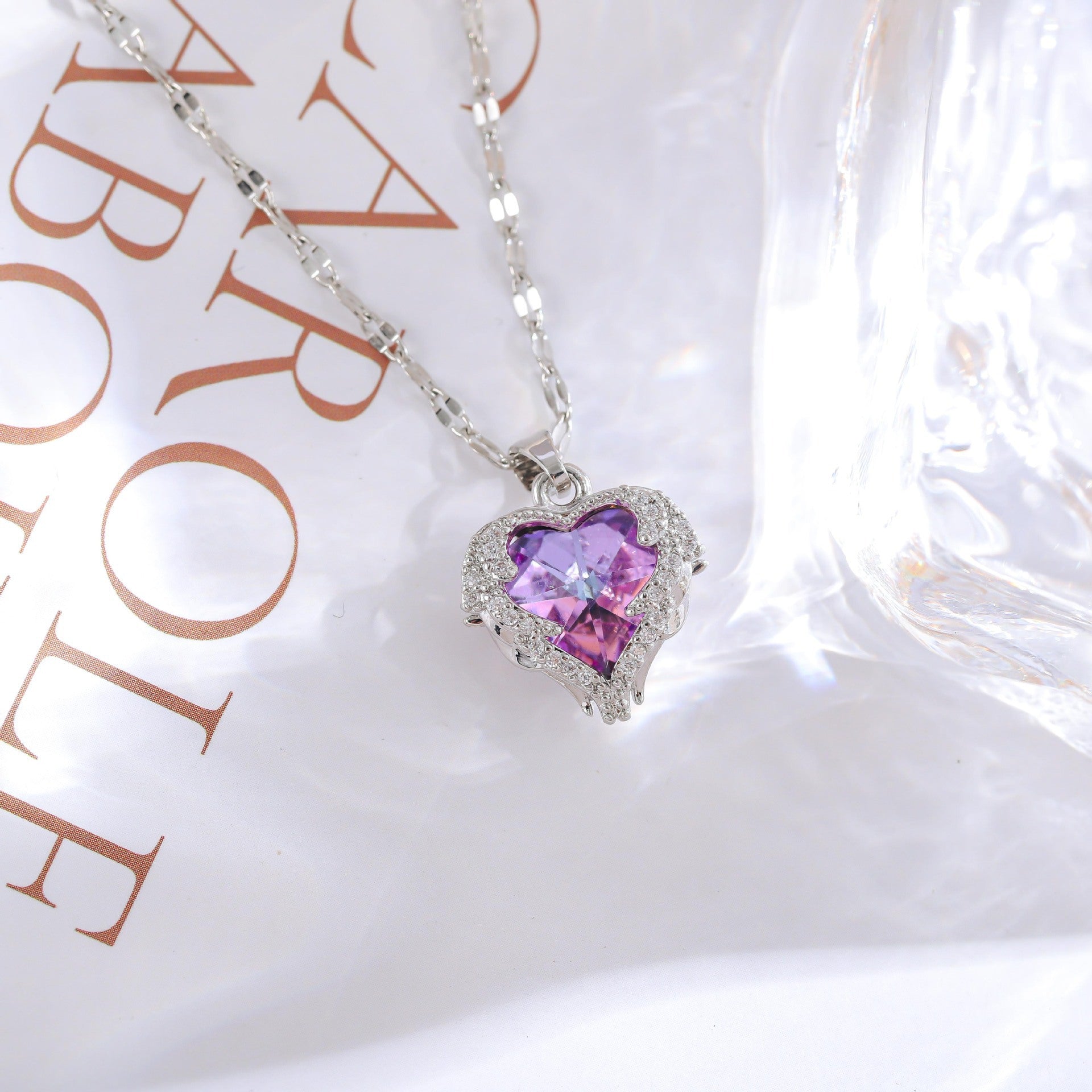 Enchanted Lavender Heart