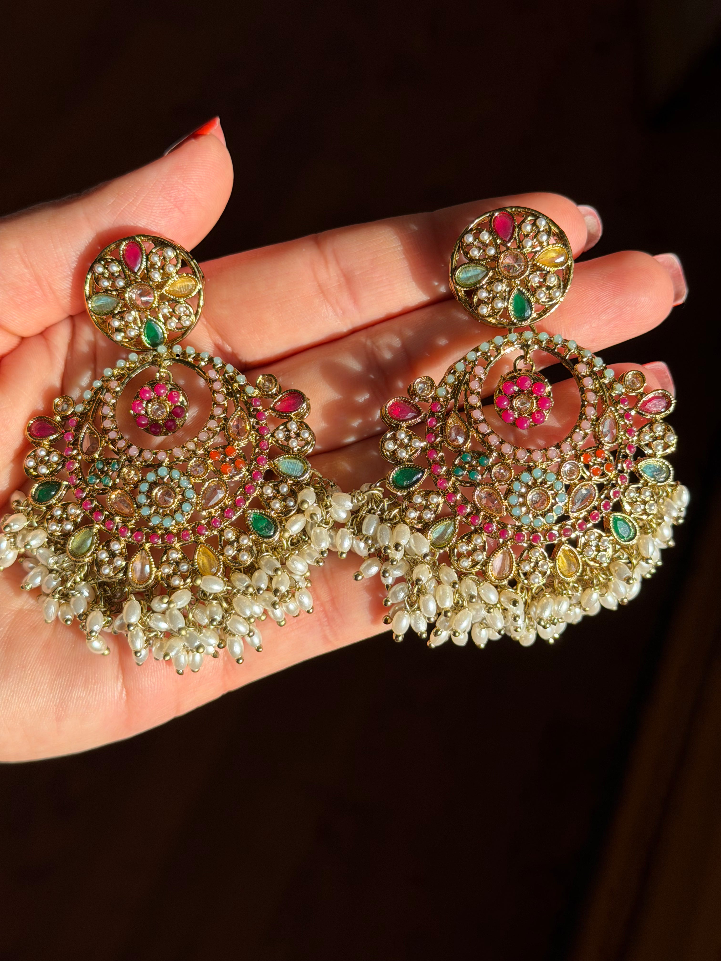 Kamya Earrings-Tikka Set