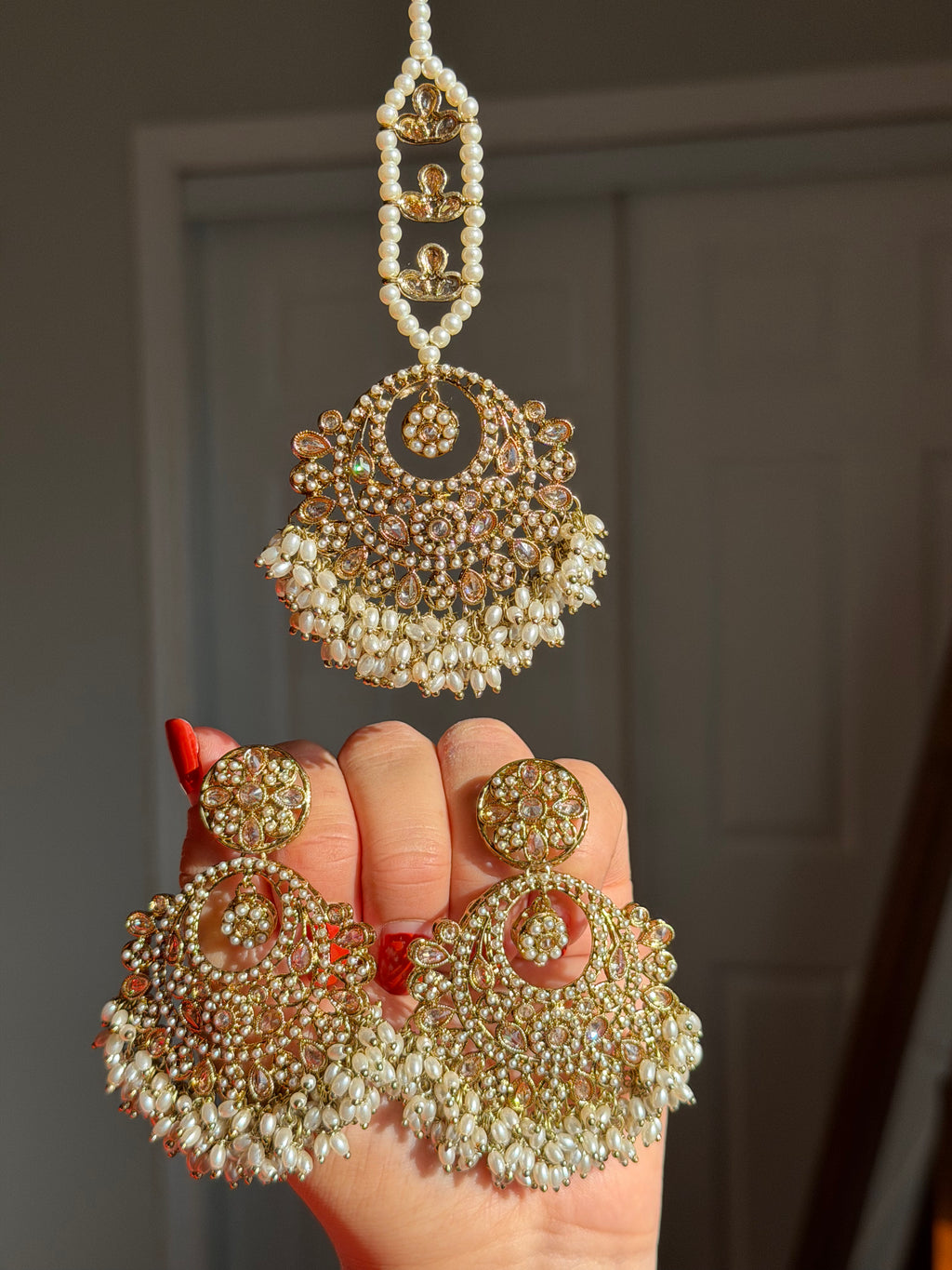 Kamya Earrings-Tikka Set