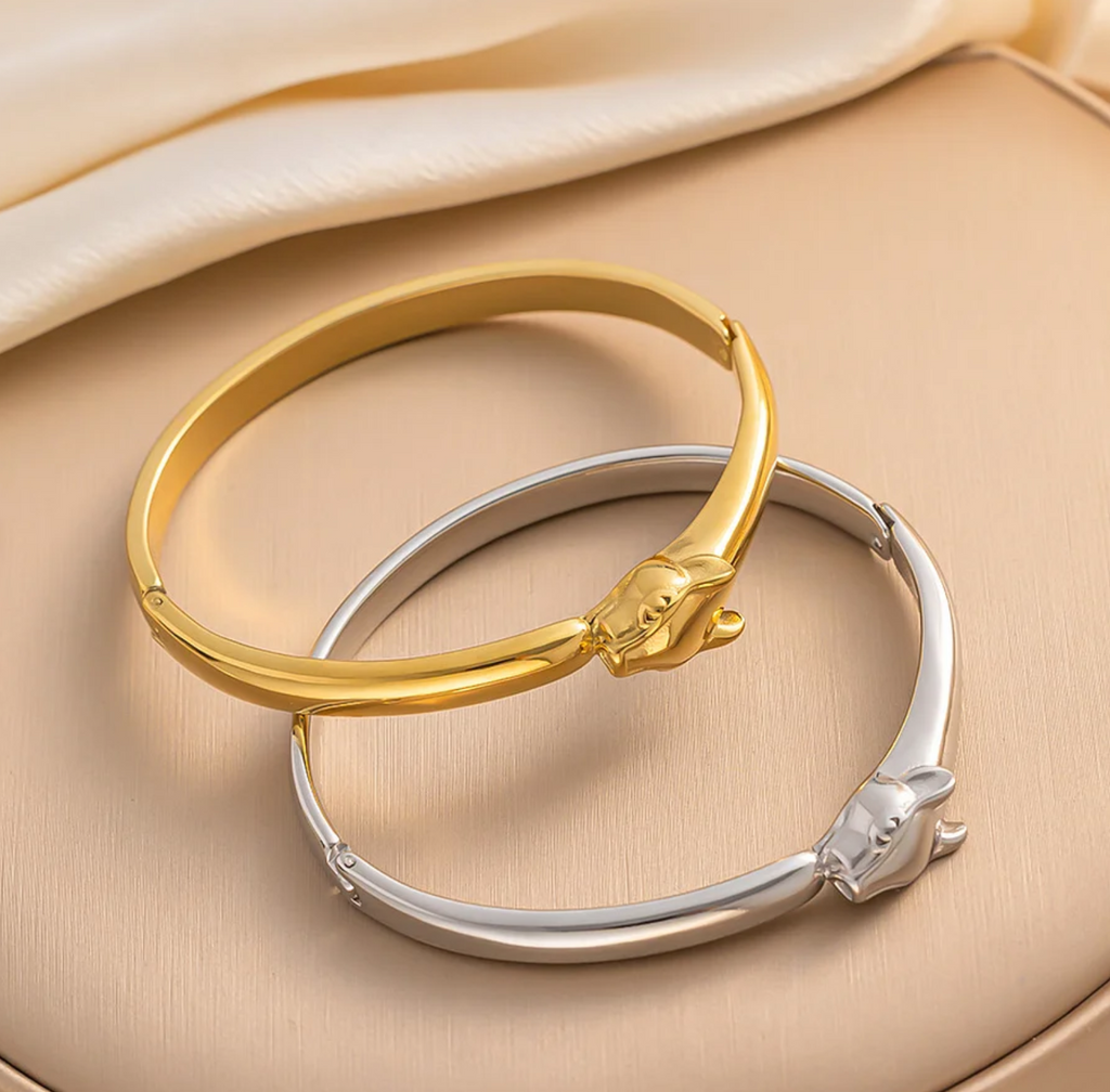 Panther Bangle - Golden