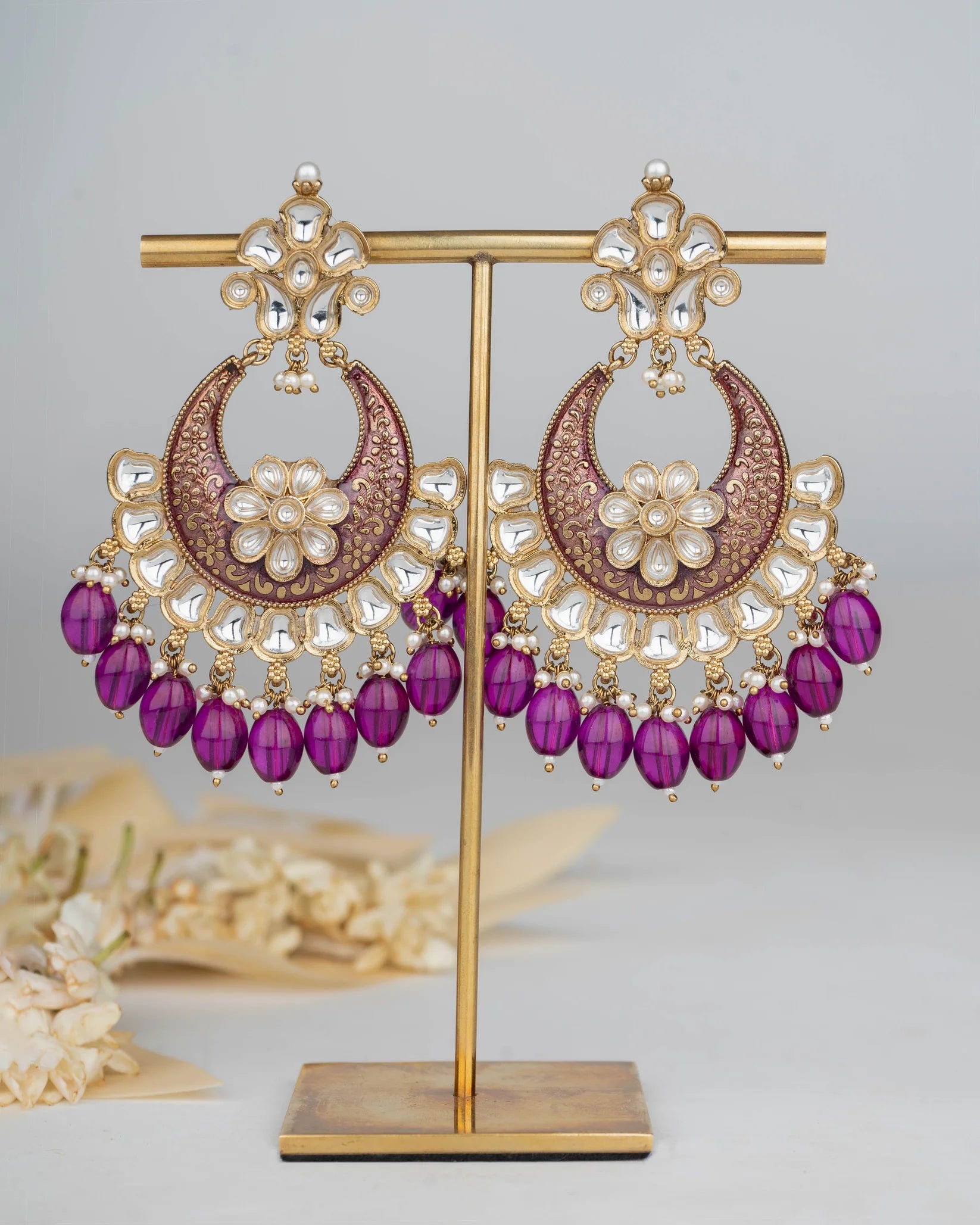 Purple Chaandbaalies