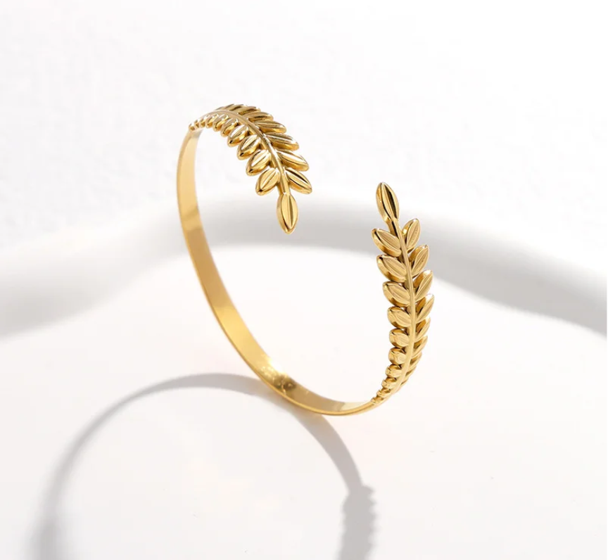 Grecian Leaf Bangle