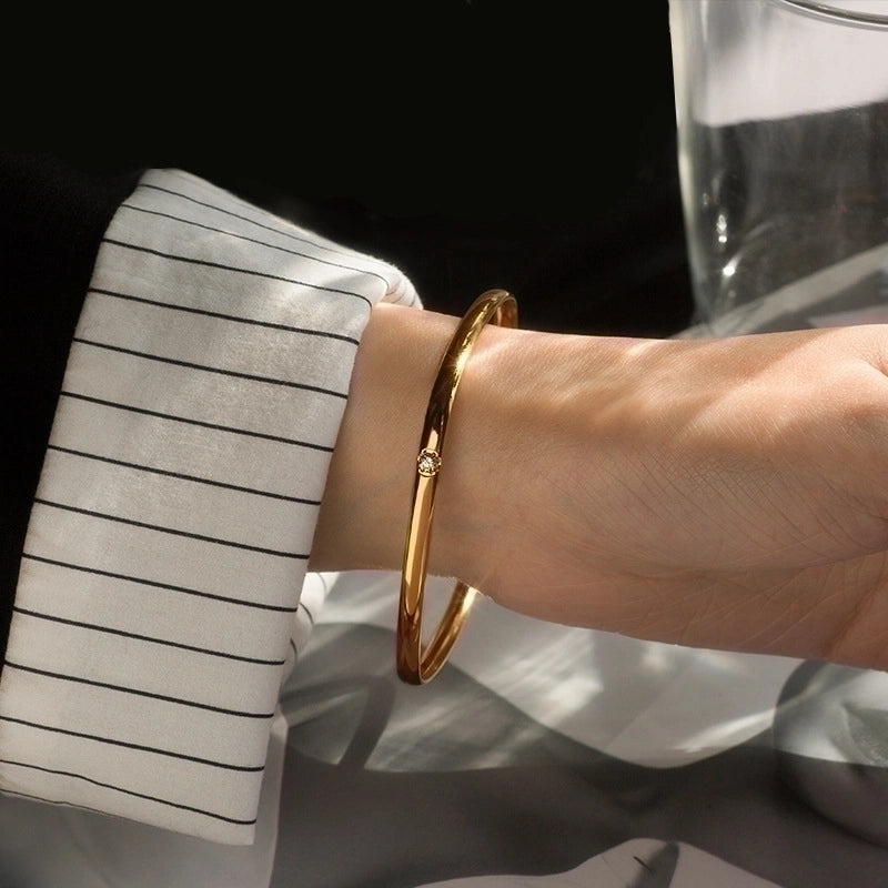 Square Sparkle Bangles Size - 2.4