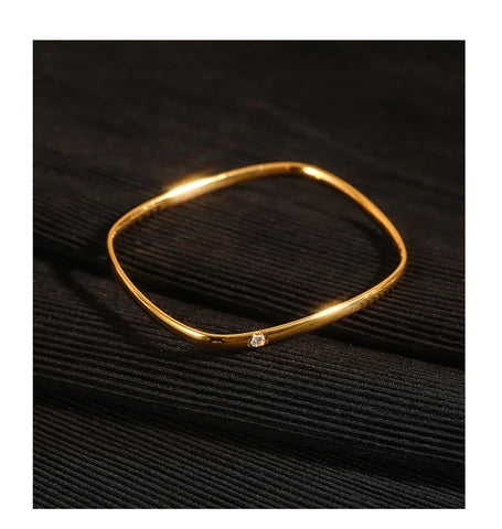 Square Sparkle Bangles Size - 2.4