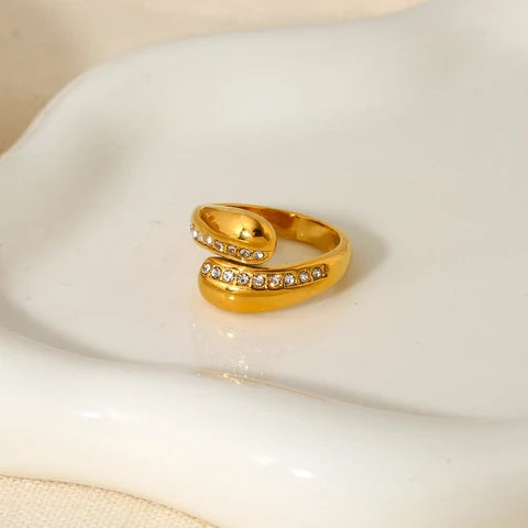 Aura Wrap Ring - Golden