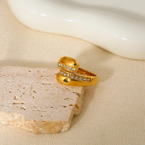 Aura Wrap Ring - Golden