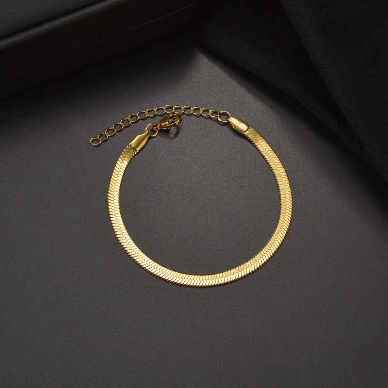 Liquid Silk Herringbone Bracelet