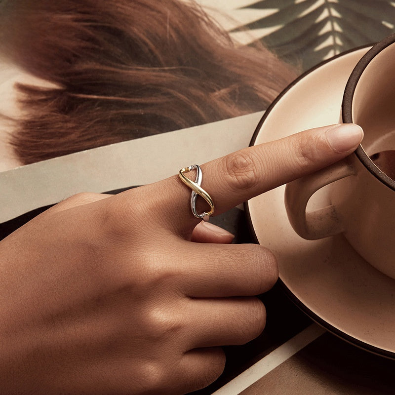 Infinity Love Ring - 925 Sterling Silver