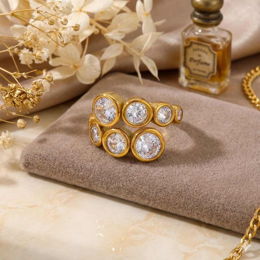 Zircon Statement Ring